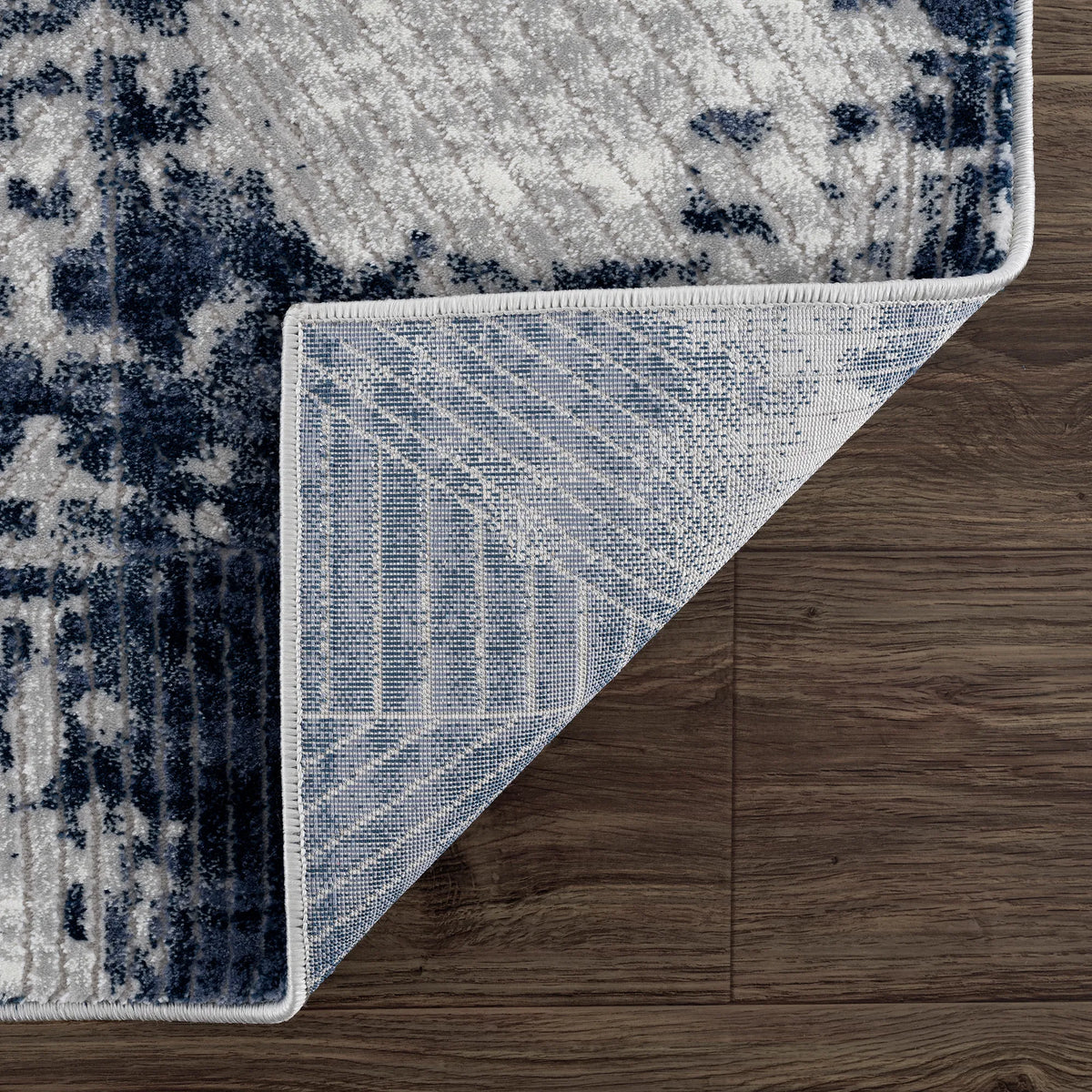 United Weavers Reserve Cora Blue Rug - backing detail