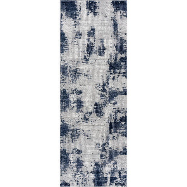 United Weavers Reserve Cora Blue Rug - runner front view