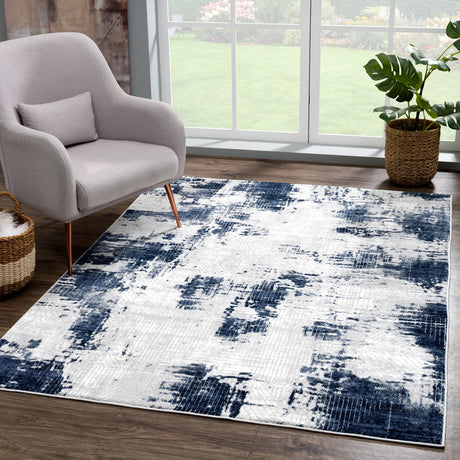 United Weavers Reserve Cora Blue Rug - room scene