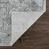 United Weavers Reserve La Luna Black Rug - backing detail