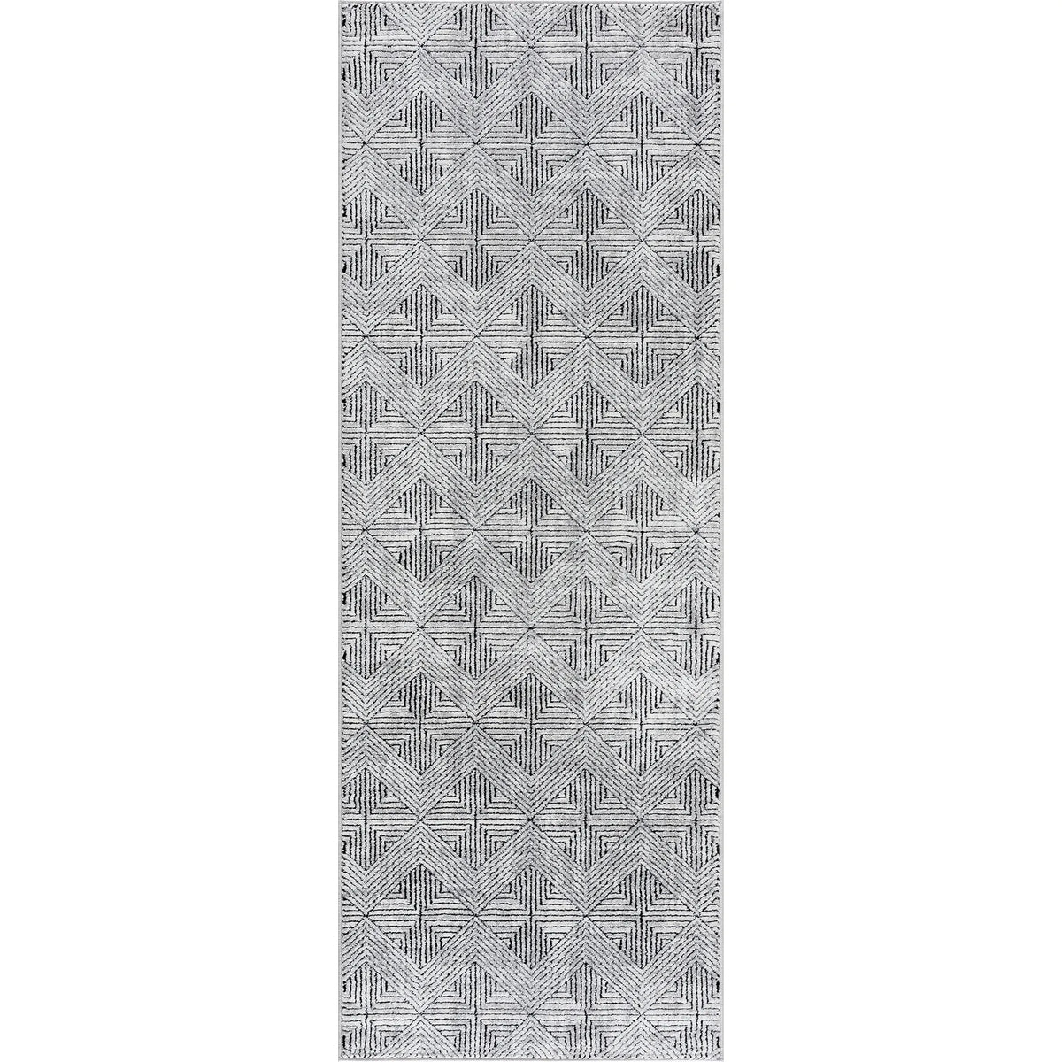 United Weavers Reserve La Luna Black Rug - runner front view