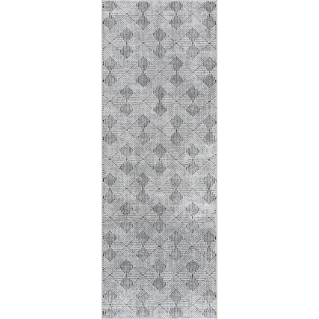 United Weavers Reserve La Luna Black Rug - runner front view