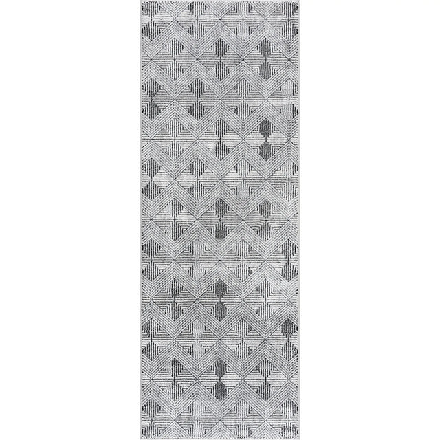 United Weavers Reserve La Luna Black Rug - runner front view