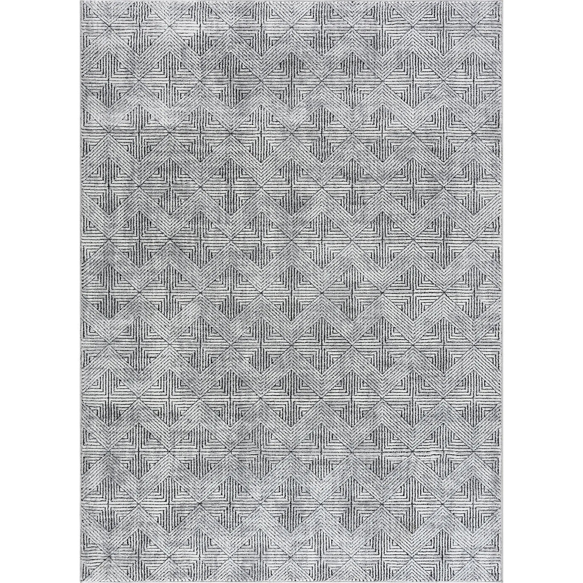 United Weavers Reserve La Luna Black Rug - front view