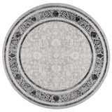 United Weavers Reserve Milestone Grey Rug - round front view