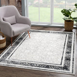 United Weavers Reserve Milestone Grey Rug - room scene