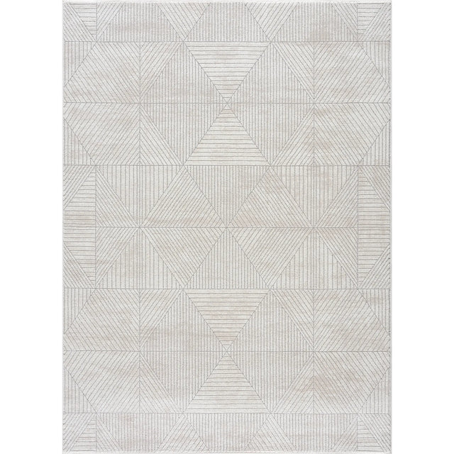 United Weavers Reserve Montana White Rug - front view
