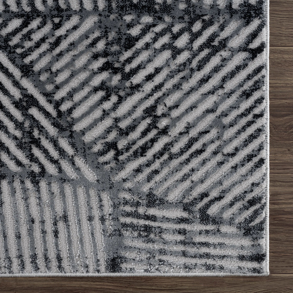 United Weavers Reserve Moodys Grey Rug - angle view
