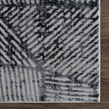 United Weavers Reserve Moodys Grey Rug - angle view
