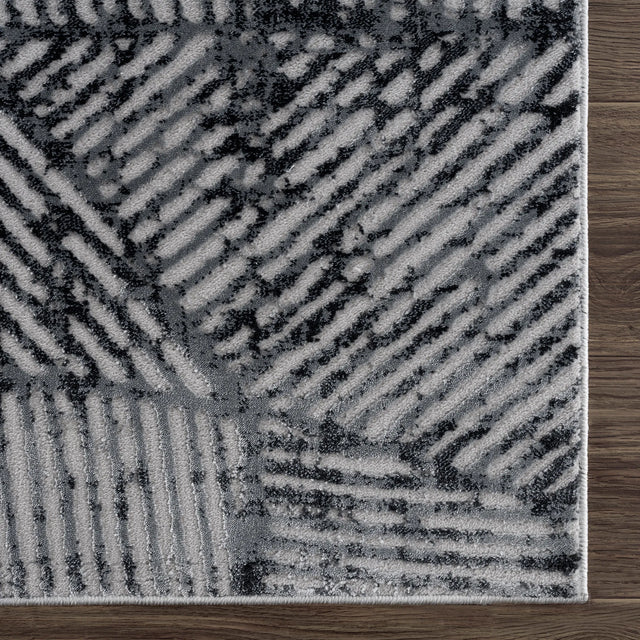 United Weavers Reserve Moodys Grey Rug - angle view