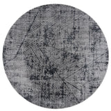 United Weavers Reserve Moodys Grey Rug - round front view