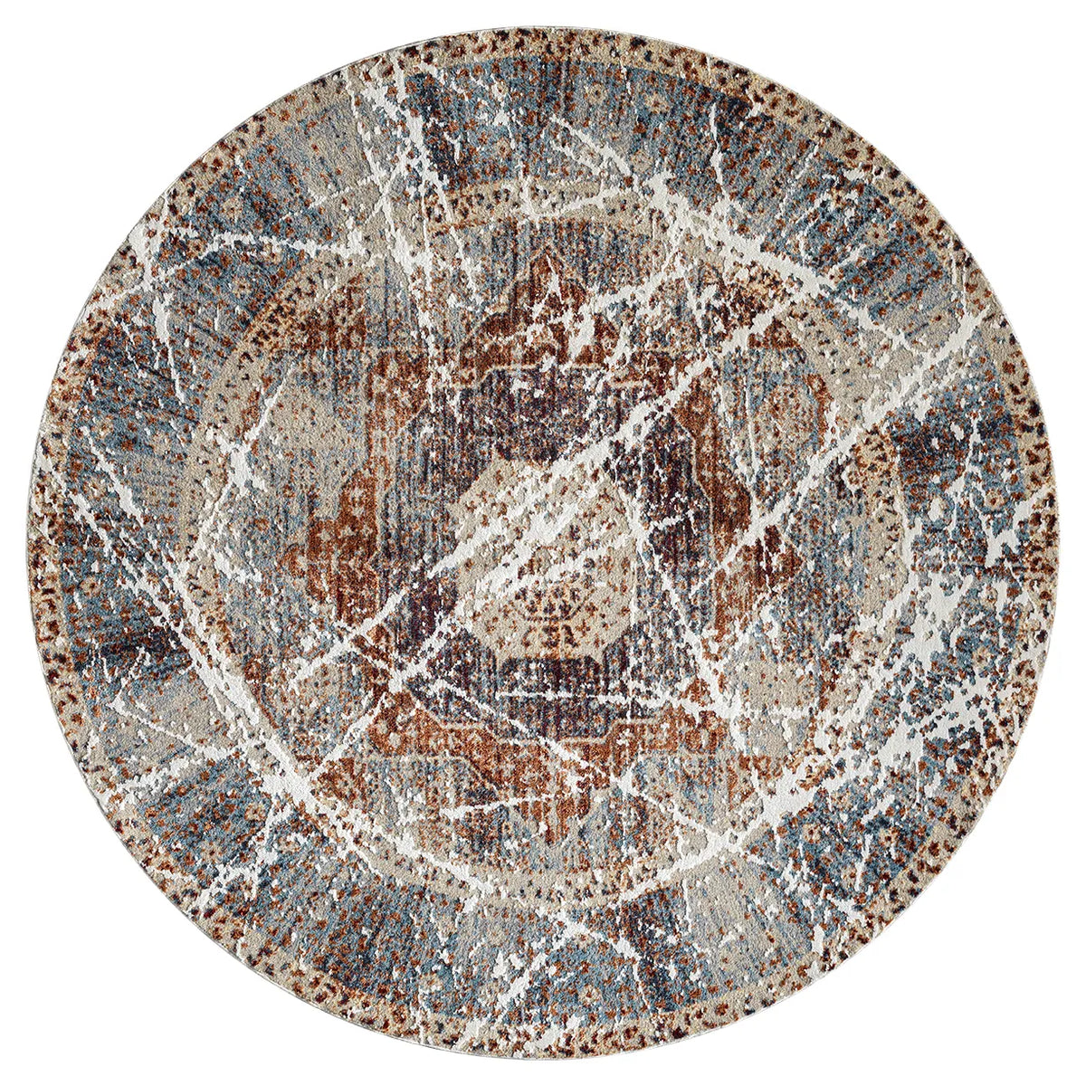 United Weavers Stratton Bali Multi Rug - round front view
