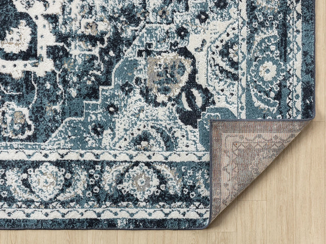 United Weavers Stratton Camry Blue Rug - backing detail