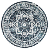 United Weavers Stratton Camry Blue Rug - round front view