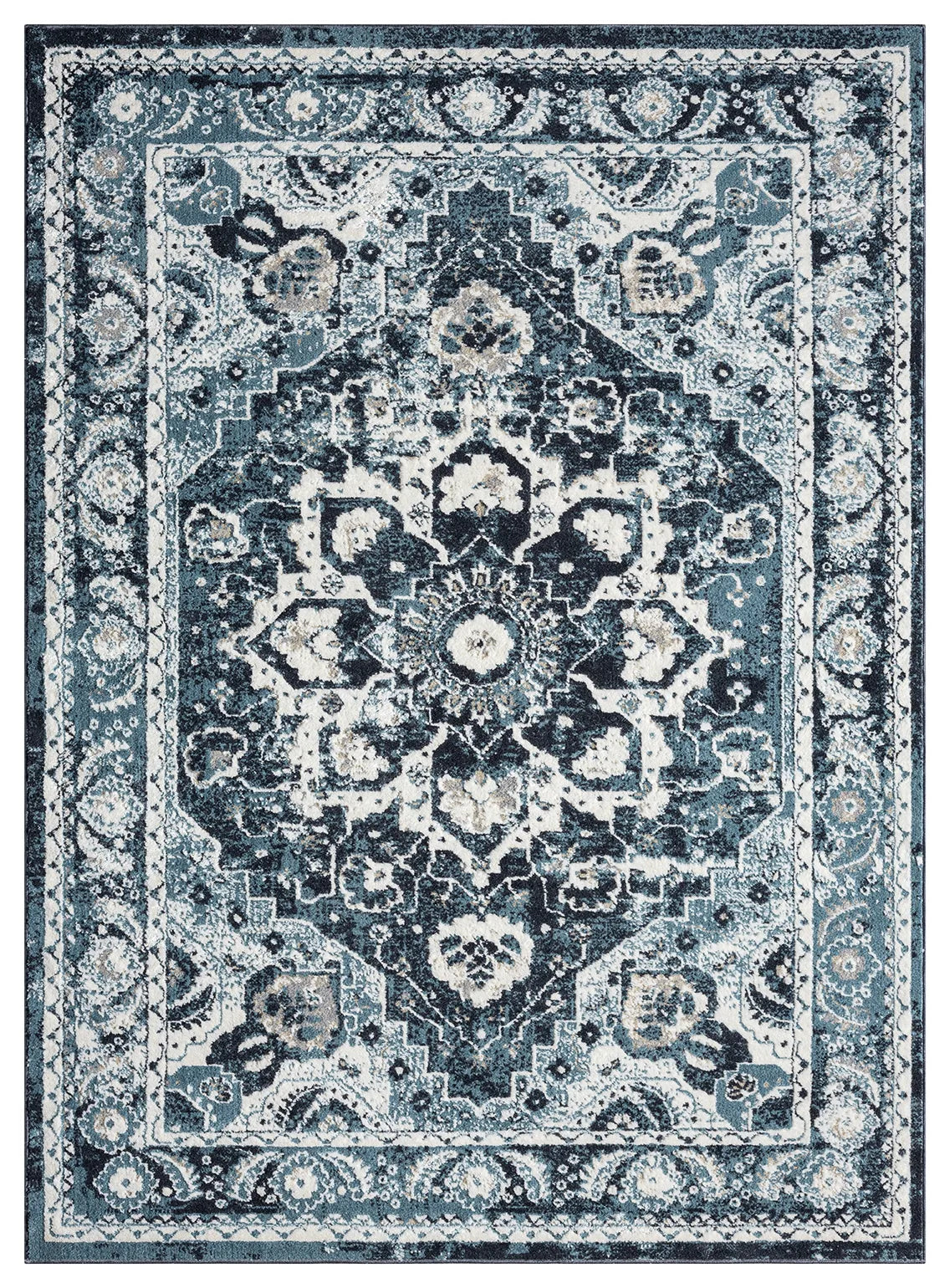 United Weavers Stratton Camry Blue Rug - front view