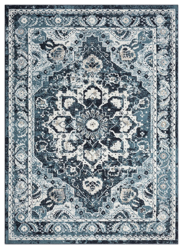 United Weavers Stratton Camry Blue Rug - front view