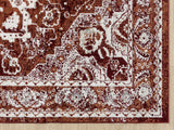United Weavers Stratton Camry Burgundy Rug - angle view
