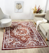 United Weavers Stratton Camry Burgundy Rug - room scene