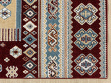 United Weavers Stratton Denali Burgundy Rug - angle view