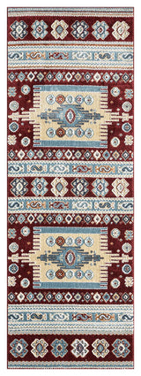 United Weavers Stratton Denali Burgundy Rug - runner front view