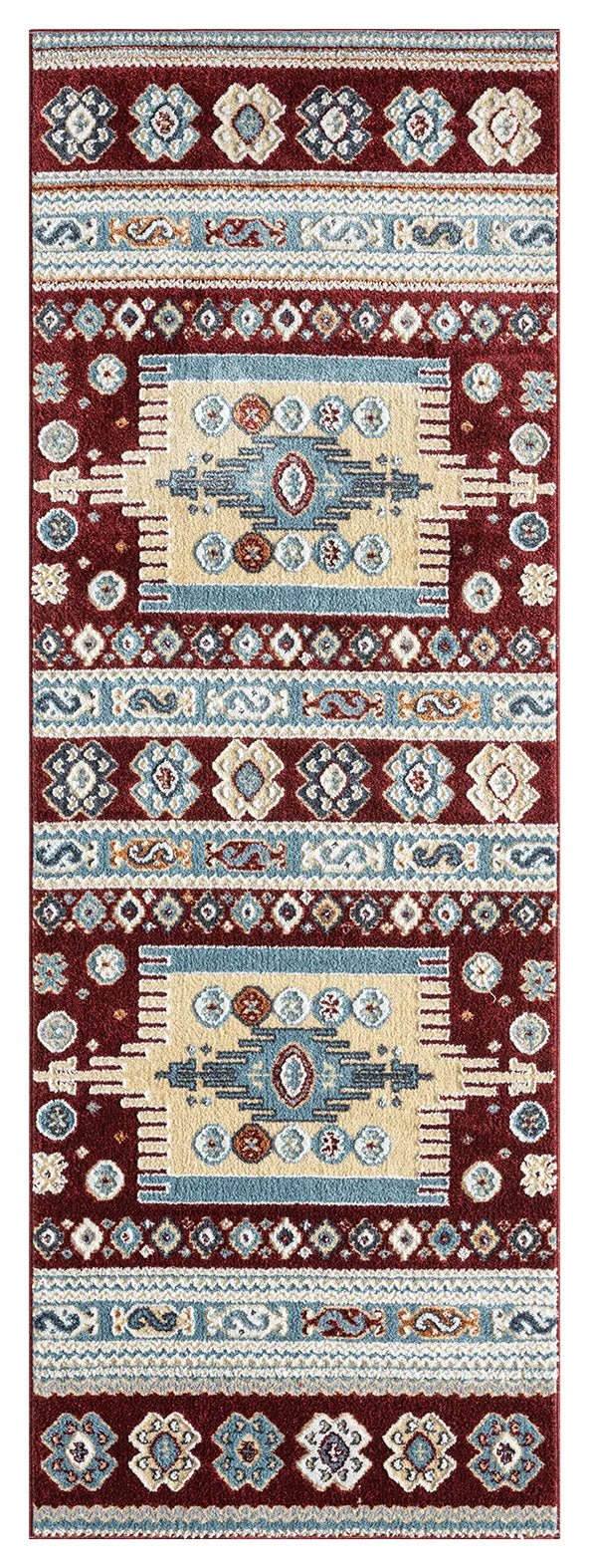 United Weavers Stratton Denali Burgundy Rug - runner front view