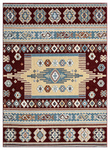 United Weavers Stratton Denali Burgundy Rug - front view