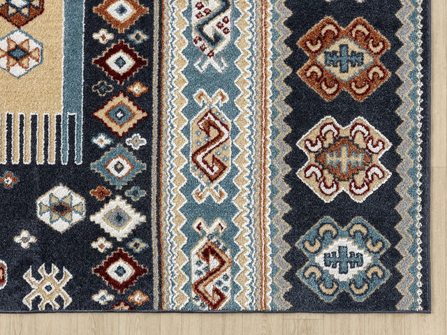 United Weavers Stratton Denali Navy Rug - angle view