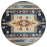 United Weavers Stratton Denali Navy Rug - round front view