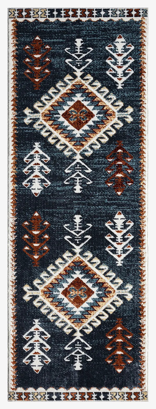 United Weavers Stratton Jamaica Navy Rug - runner front view