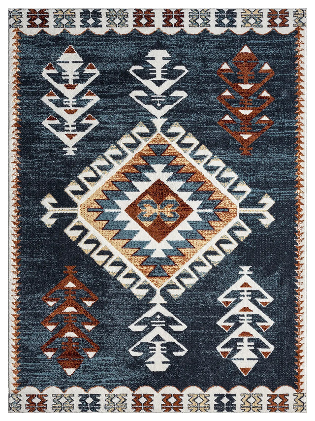 United Weavers Stratton Jamaica Navy Rug - front view