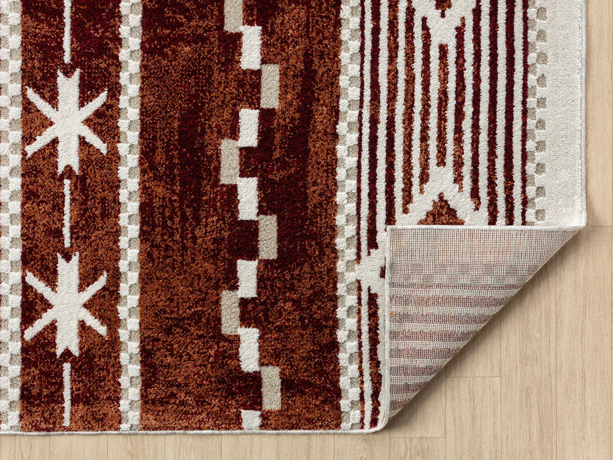 United Weavers Stratton Orchard Burgundy Rug - backing detail