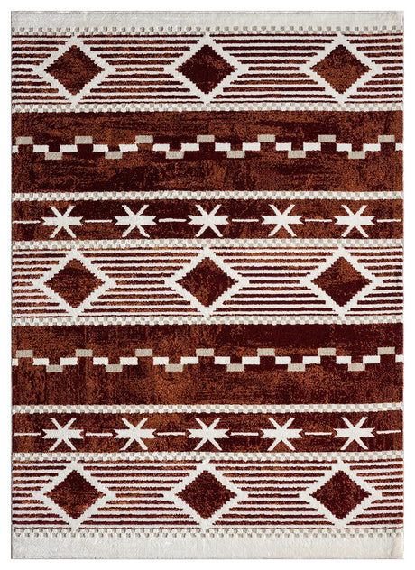United Weavers Stratton Orchard Burgundy Rug - front view