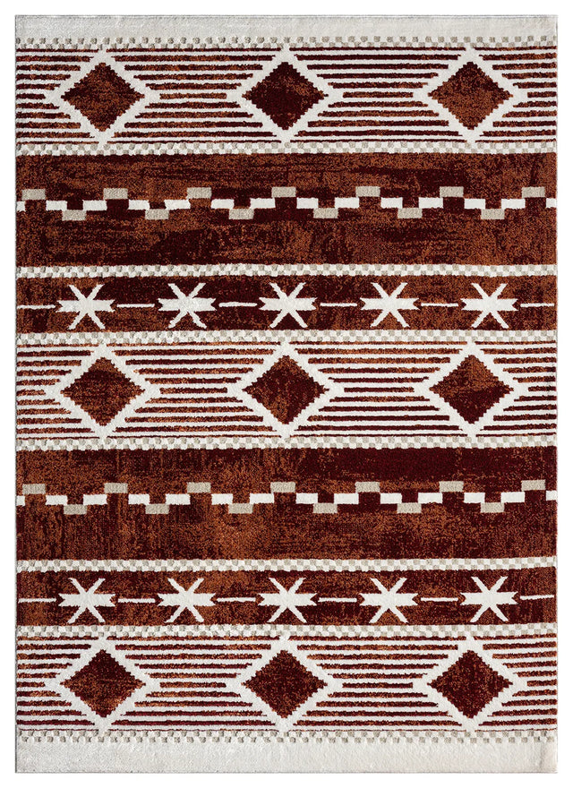 United Weavers Stratton Orchard Burgundy Rug - front view