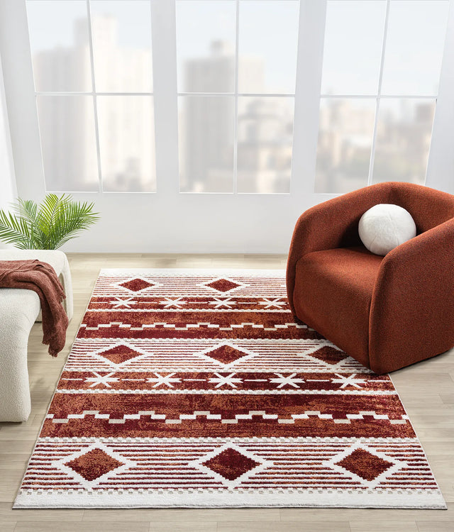 United Weavers Stratton Orchard Burgundy Rug - room scene