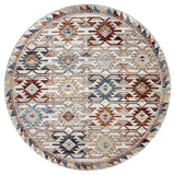 United Weavers Stratton Woodlands Multi Rug - round front view
