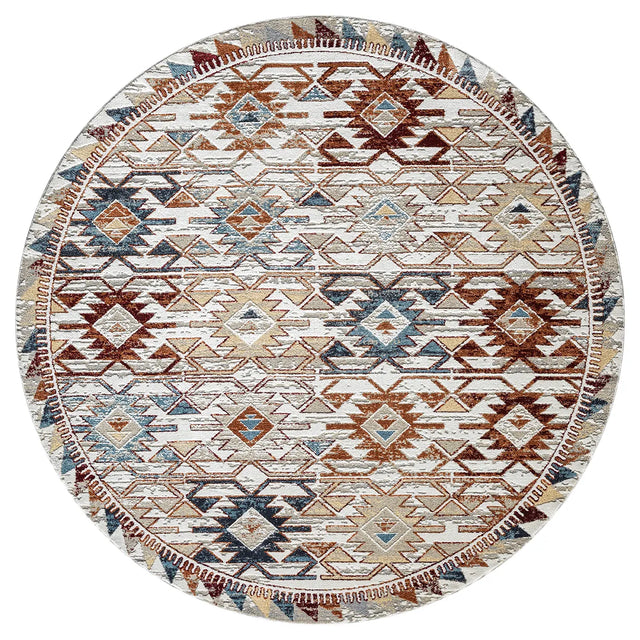 United Weavers Stratton Woodlands Multi Rug - round front view