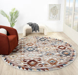 United Weavers Stratton Woodlands Multi Rug - round room scene