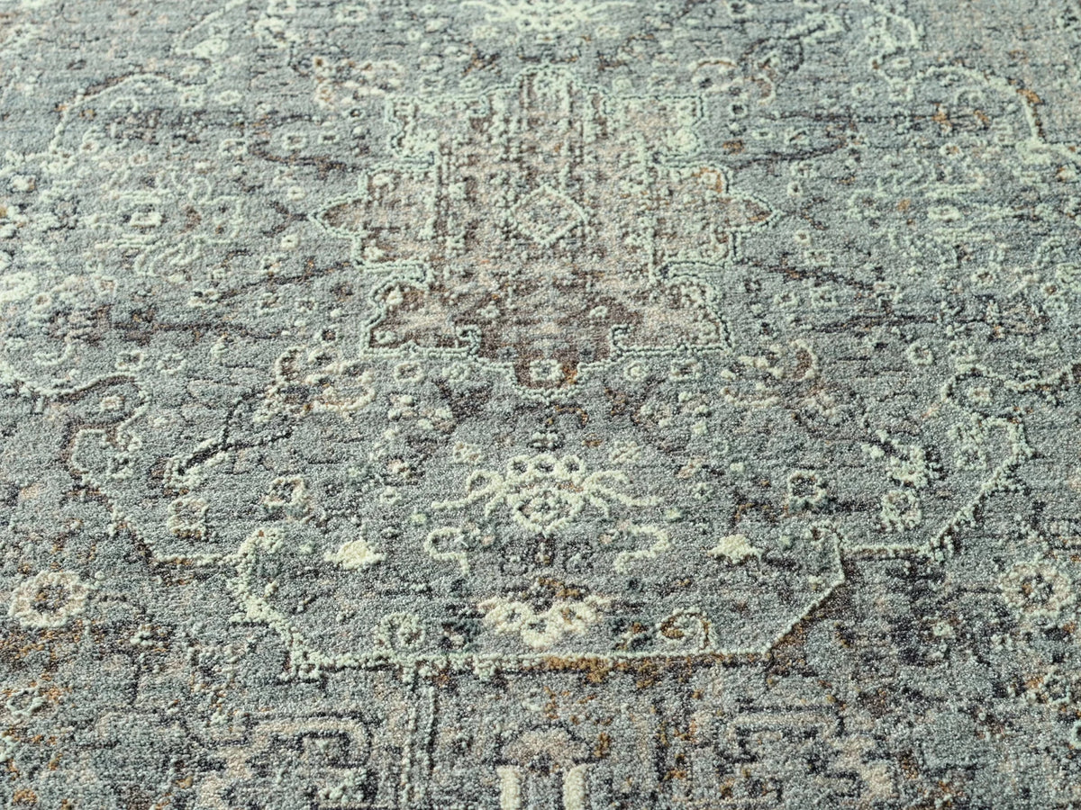 United Weavers Armada Clermont Grey Rug - close-up detail