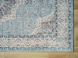 United Weavers Armada Enterprise Blue Rug - angle view