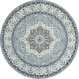 United Weavers Armada Enterprise Blue Rug - round front view
