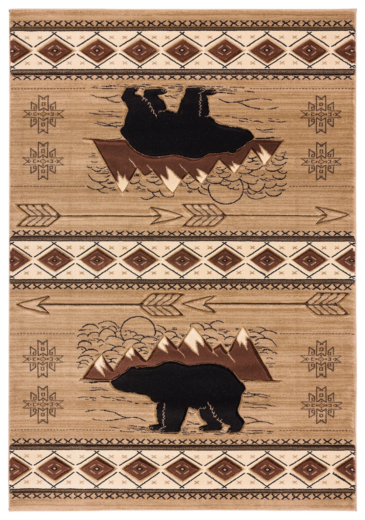 United Weavers Cottage Timberland Beige Rug - front view