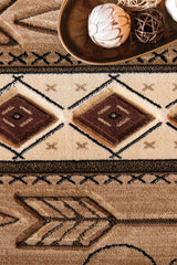 United Weavers Cottage Timberland Beige Rug - close-up detail