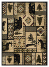 United Weavers Highlands Jungle Mountain Multi Rug - front view