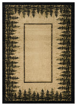 United Weavers Highlands Rainforest Beige Rug - front view