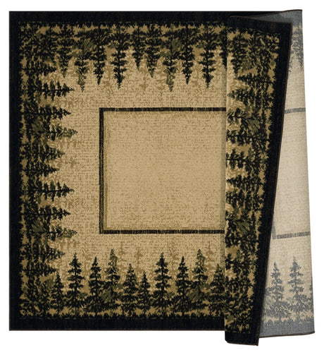 United Weavers Highlands Rainforest Beige Rug - backing detail