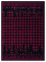 United Weavers Highlands Woodland Red Rug - front view