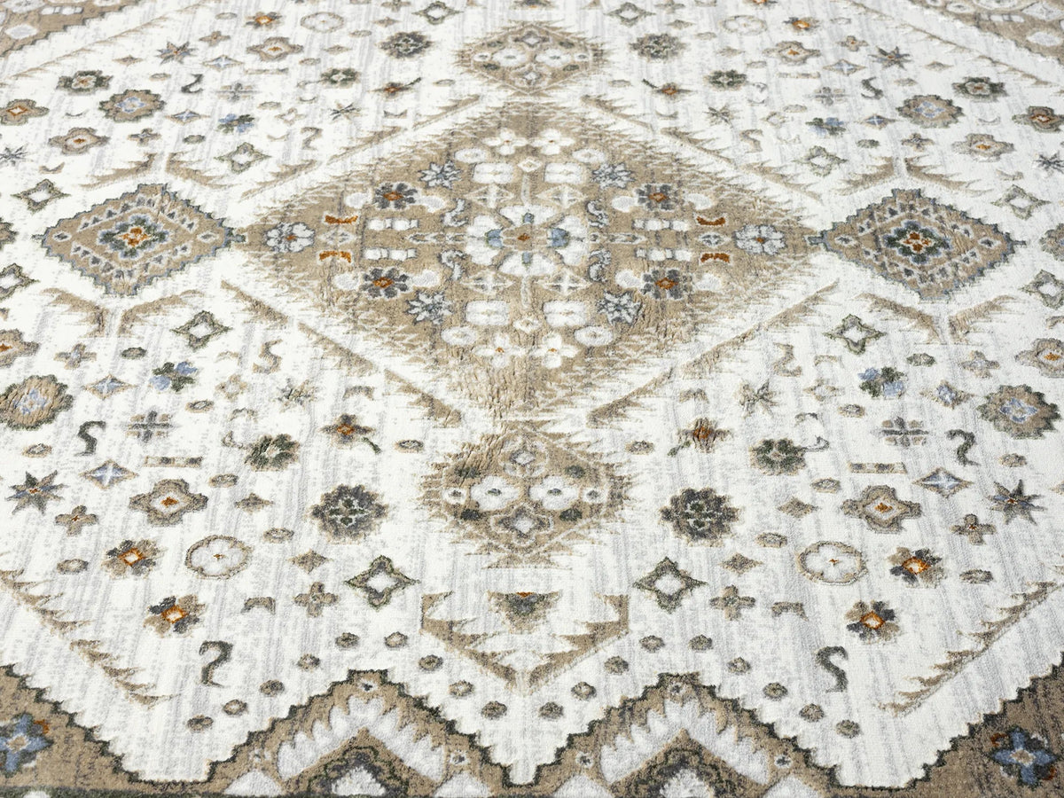 United Weavers Hudson Joy Cream Rug - close-up detail