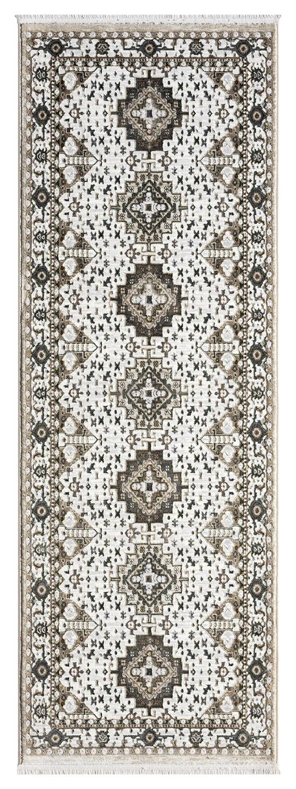 United Weavers Hudson Magi Cream Rug - runner front view