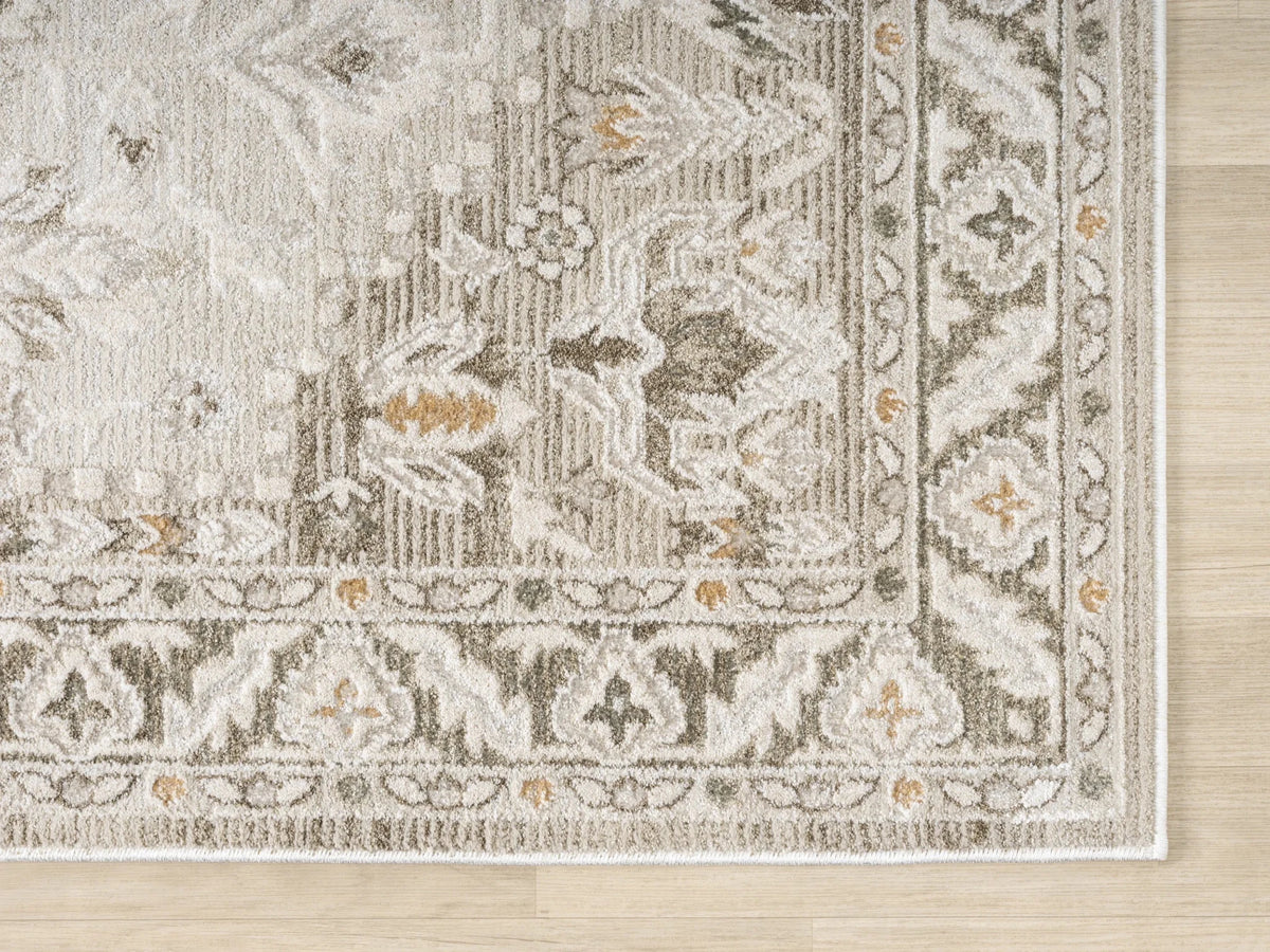 United Weavers Lexington Lily Beige Rug - angle view