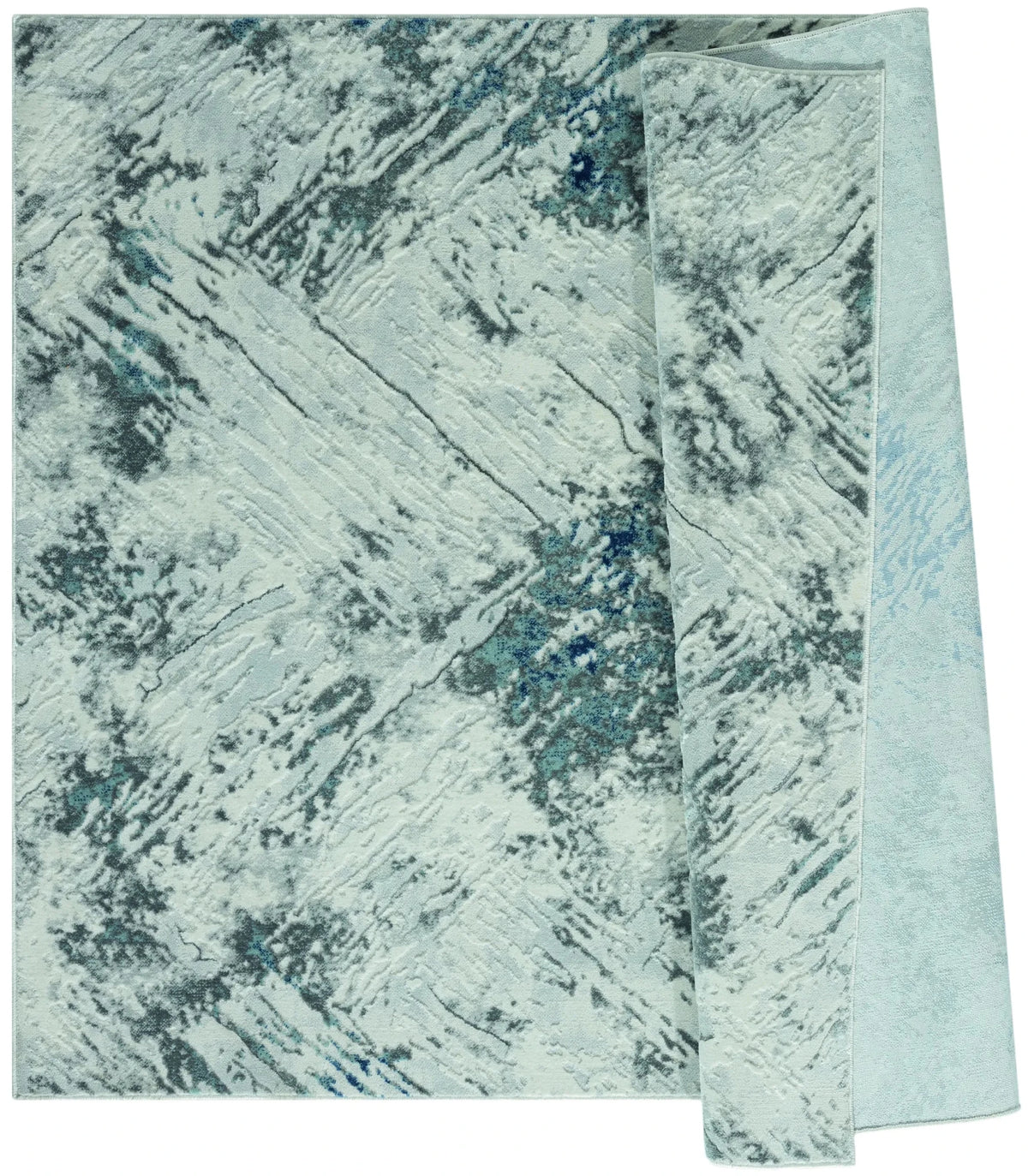 United Weavers Orion Iris Blue Rug - backing detail